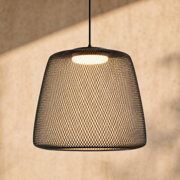 Lampada LED a sospensione Lucande Korvyn, nera, Ø 50 cm, dimmerabile Korvyn Lucande,, Nero, Metallo, Design