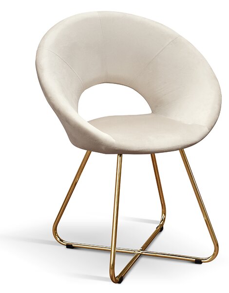 Sedia <b> Iris </b> <br> <b> set da 2 sedie </b> Tortora