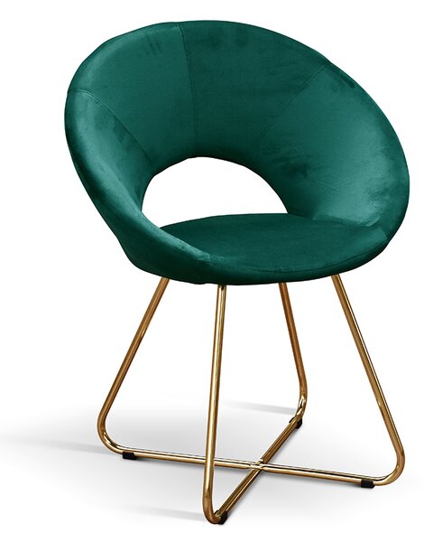 Sedia <b> Iris </b> <br> <b> set da 2 sedie </b> Verde