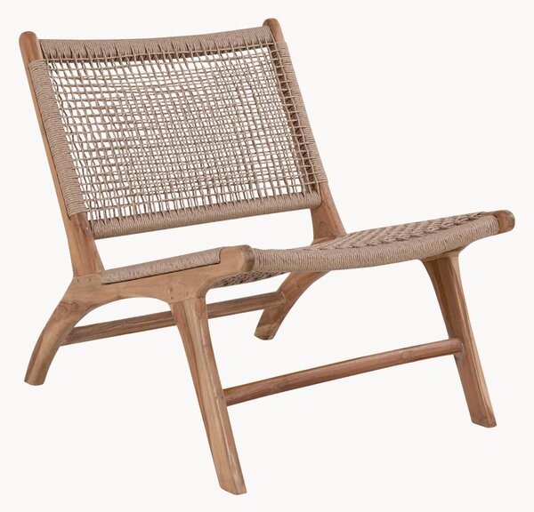 Poltroncina in legno di teak Derby