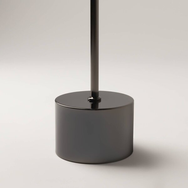 Maytoni Lampada da terra DOUBLE MOON, dimmerabile, Alluminio / Grigio / Zincato, Soggiorno / Sala da pranzo, Metallo, Moderno, Lampada da terra