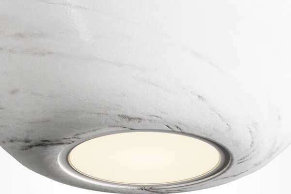 Maytoni Lampada a sospensione BASIC TEXTURE, dimmerabile, Bianco / Opale, Soggiorno / Sala da pranzo, Pietra, Moderno, Lampada a sospensione
