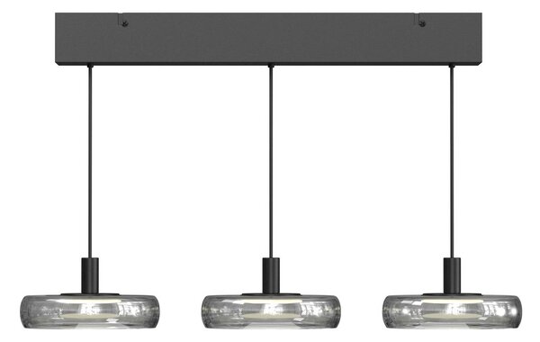 Maytoni Lampada a sospensione FLOAT, dimmerabile, Alluminio / Grigio / Zincato, Soggiorno / Sala da pranzo, Vetro, Moderno, Lampada a sospensione
