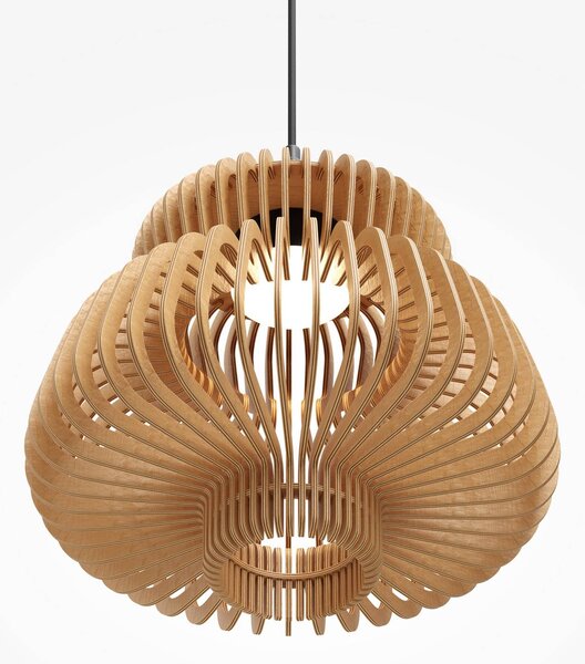 Maytoni Lampada a sospensione Namiki, Legno chiaro, Soggiorno / Sala da pranzo, Legno, Moderno, Lampada a sospensione
