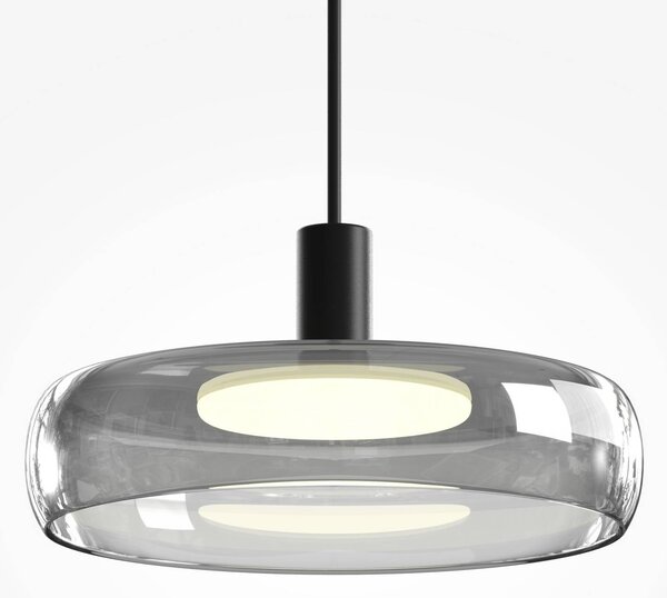 Maytoni Lampada a sospensione FLOAT, dimmerabile, Alluminio / Grigio / Zincato, Soggiorno / Sala da pranzo, Vetro, Moderno, Lampada a sospensione