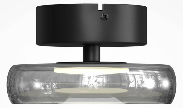 Maytoni Plafoniera soffitto FLOAT, dimmerabile, Alluminio / Grigio / Zincato, Soggiorno / Sala da pranzo, Vetro, Moderno, Plafoniera