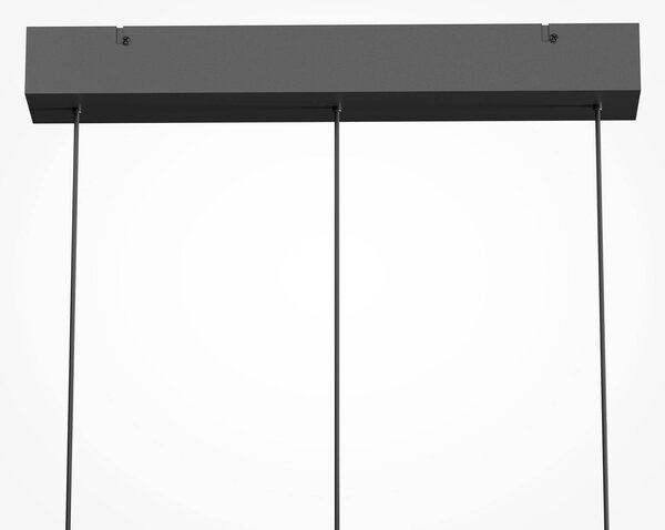 Maytoni Lampada a sospensione FLOAT, dimmerabile, Alluminio / Grigio / Zincato, Soggiorno / Sala da pranzo, Vetro, Moderno, Lampada a sospensione