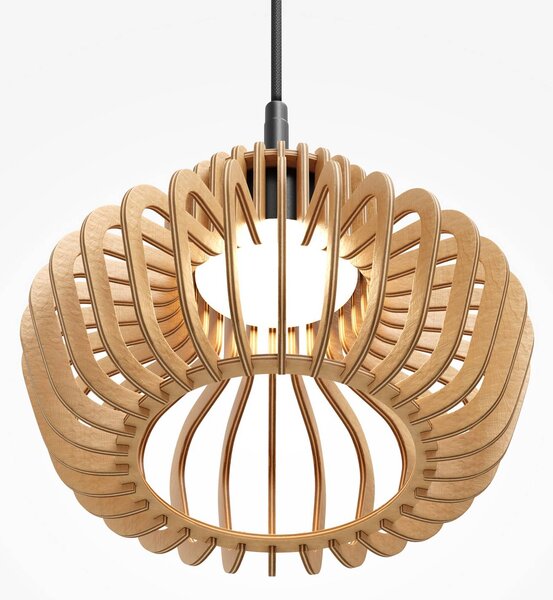 Maytoni Lampada a sospensione Namiki, Legno chiaro, Soggiorno / Sala da pranzo, Legno, Moderno, Lampada a sospensione