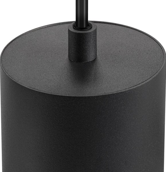 SLV Lampada a sospensione Asto Tube GU10 con sistema binario monofase, nero Tube, dimmerabile, Nero, Soggiorno / Sala da pranzo, Alluminio, Moderno
