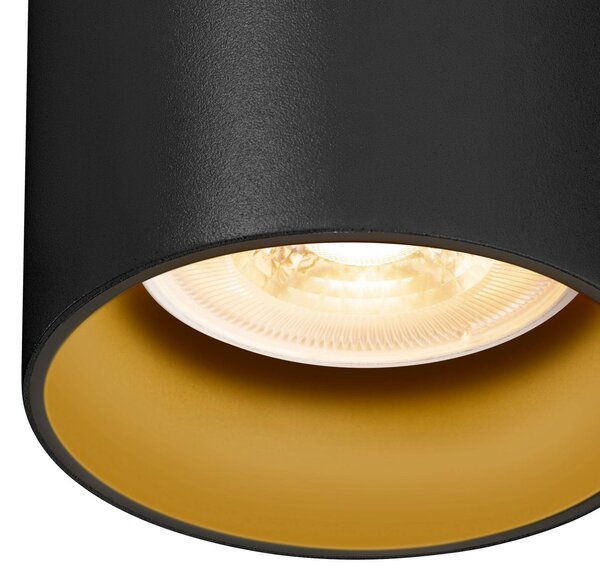 SLV Lampada a sospensione Asto Tube GU10 con sistema binario monofase, nero Tube, dimmerabile, Nero, Soggiorno / Sala da pranzo, Alluminio, Moderno