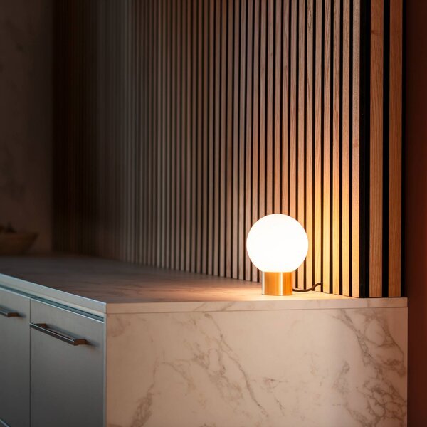 SLV Lampada da tavolo Tiny Sun, Bronzo / Ottone antico, Soggiorno / Sala da pranzo, Vetro, Lampada da tavolo