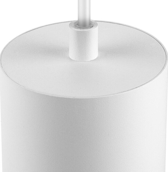 SLV Lampada a sospensione Asto Tube GU10 con sistema binario monofase, bianca Tube, dimmerabile, Bianco / Opale, Soggiorno / Sala da pranzo, Alluminio, Moderno