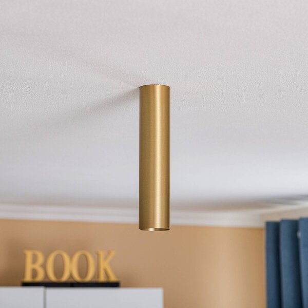 Nowodvorski Lighting Faretto da soffitto Eye, altezza 25 cm, ottone