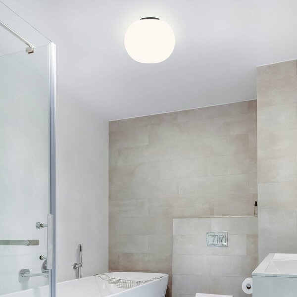 Casablanca Plafoniera soffitto Acai, dimmerabile, Bianco / Opale, Soggiorno / Sala da pranzo, Vetro, Plafoniera
