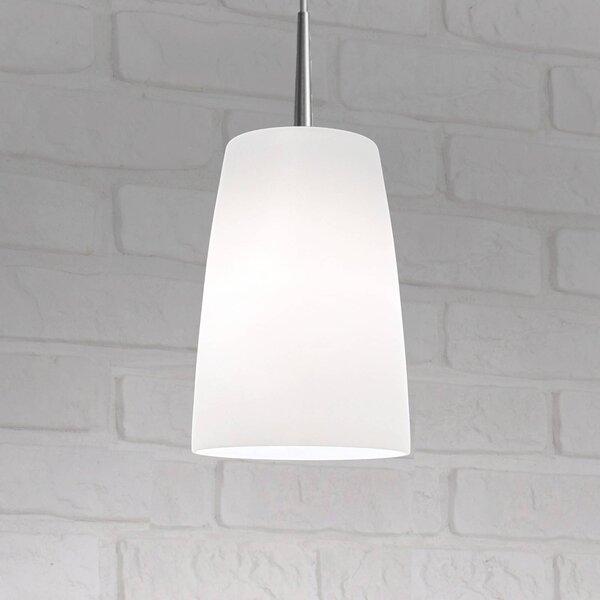 Casablanca Lampada a sospensione Mesa, dimmerabile, Bianco / Opale, Soggiorno / Sala da pranzo, Vetro, Lampada a sospensione
