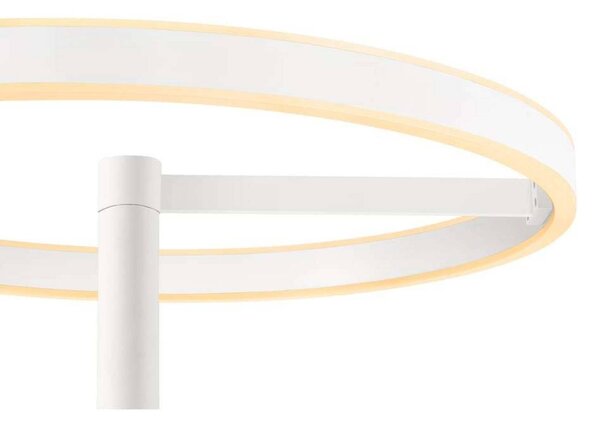 SLV Lampada da terra One Straight, dimmerabile, Bianco / Opale, Soggiorno / Sala da pranzo, Metallo, Moderno, Lampada da terra