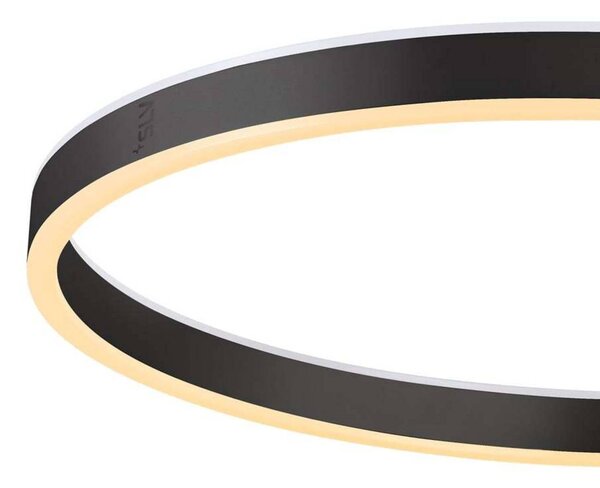 SLV Lampada da terra One Straight, dimmerabile, Nero, Soggiorno / Sala da pranzo, Metallo, Moderno, Lampada da terra
