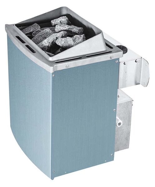Stufa per sauna Karibu da 9 kW con sistema di controllo integrato