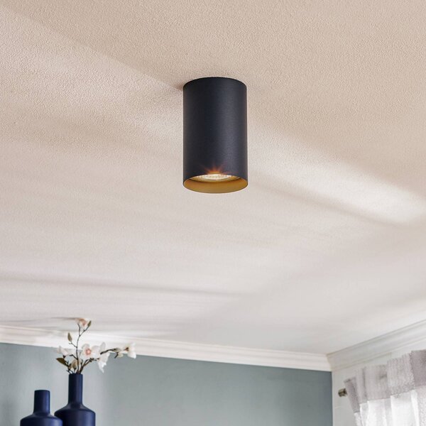 Nowodvorski Lighting Faretto da soffitto Bit M a forma di cilindro, grafite