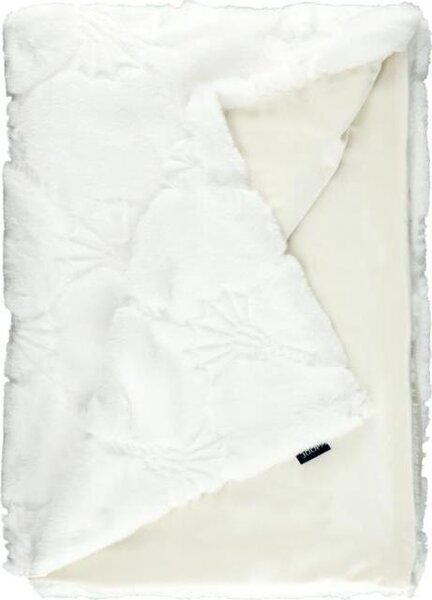 Elegante plaid fiordaliso bianco 130 x 170 cm, JOOP!