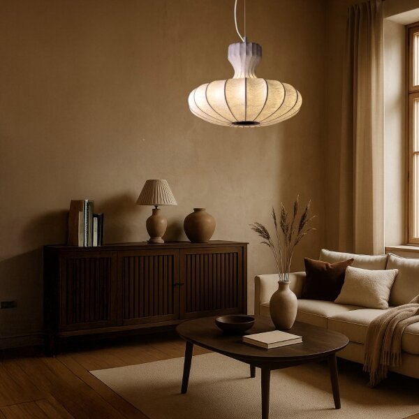 Lampada a sospensione su cavo LED BOLA LED/11W/230V + 1xE27/5W CRI 90 bianco