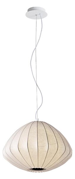 Lampadario LED sospeso su cavo BOLA LED/11W/230V + 1xE27/5W crema
