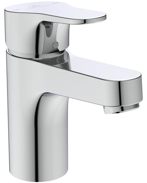 Miscelatore monocomando per lavabo, con bocca fissa, finitura cromata