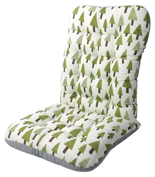 Imbottitura per sedia da ufficio, supporto lombare integrato, design antiscivolo, Verde bosco