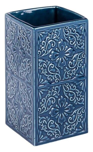 Set di accessori da bagno blu scuro in ceramica Cordoba - Wenko