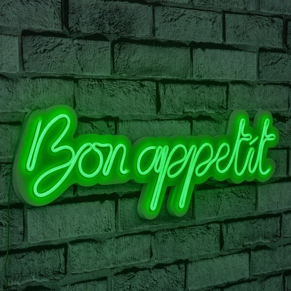 Opviq, Bon Appetit - Verde, Strisce LED, Verde, Strisce al neon flessibili, 60 x 18 x 2 cm
