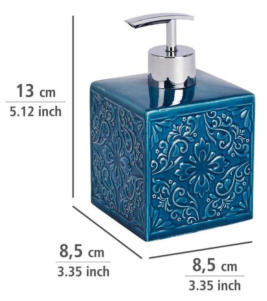 Set di accessori da bagno blu scuro in ceramica Cordoba - Wenko
