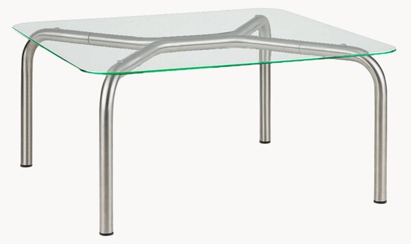 Tavolino da salotto con piano in vetro Uku