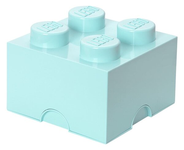 Scatola portaoggetti azzurra quadrata - LEGO®