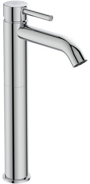 Rubinetto per lavabo da appoggio con limitatore di temperatura