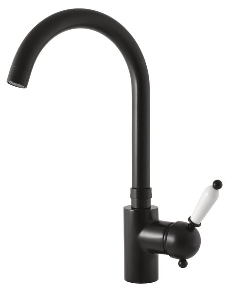 LABE - Miscelatore per lavello, RAV Slezák Colore: nero opaco, Attacco: 3/8''