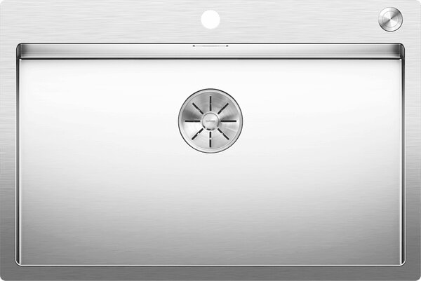 BLANCO CLARON 700-IF/A lavello con valvola InFino® con comando eccentrico PushControl® / vasca in acciaio inox