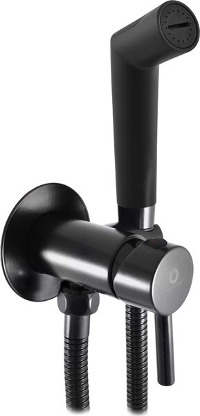 SEINA - Miscelatore per bidet a parete, nero opaco SE843CMAT, RAV Slezák