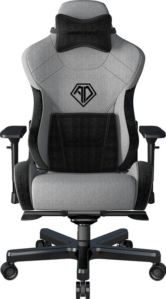 T-Pro 2 grey XL Anda Seat sedia da gioco girevole in tessuto per ufficio
