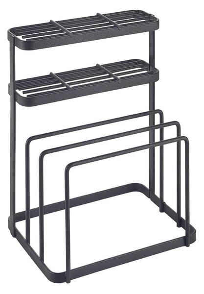 Portautensili da cucina in acciaio inox Tokyo Lava - Metaltex