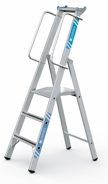 Scala a pioli LM con piattaforma a 3 gradini Z600 41632
