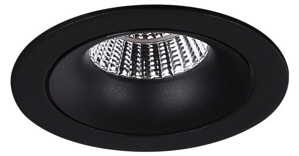 Lampada da incasso a LED a forma di occhio, nera, ARYA TILTED H0099 MaxLight