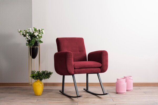 Hanah Home, Kono- FTN1748, marrone castagna, sedie da ufficio, struttura: 100% metallo