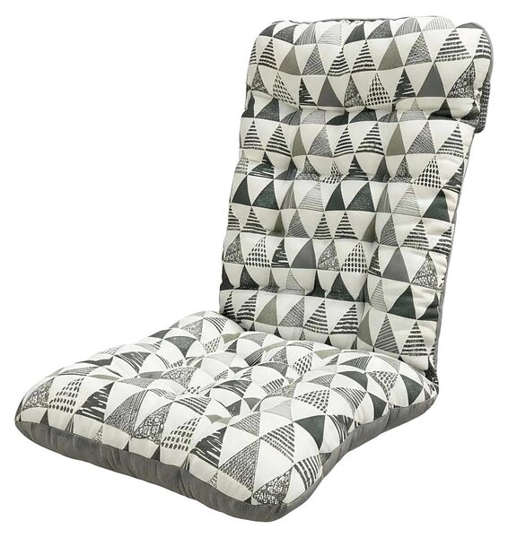 Imbottitura per sedia da ufficio, supporto lombare integrato, design antiscivolo, triangolo grigio