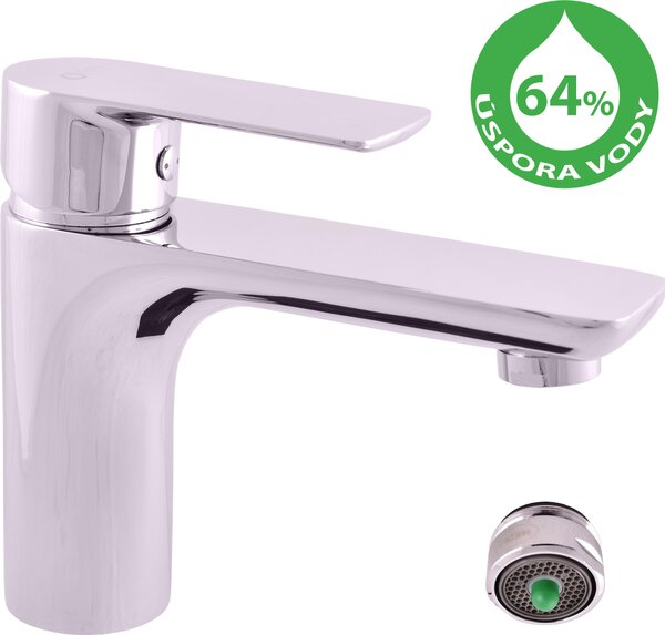 VLTAVA ECO - Miscelatore per lavabo senza scarico, cromo VTE426.0, RAV Slezák