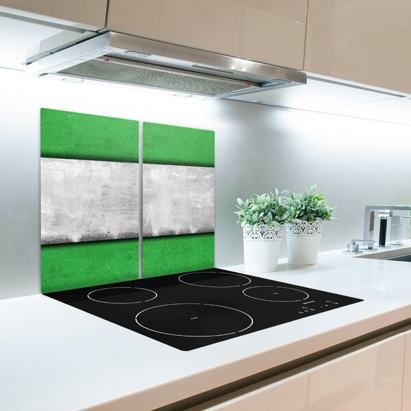 Tagliere in vetro temperato Parete verde 60x52 cm