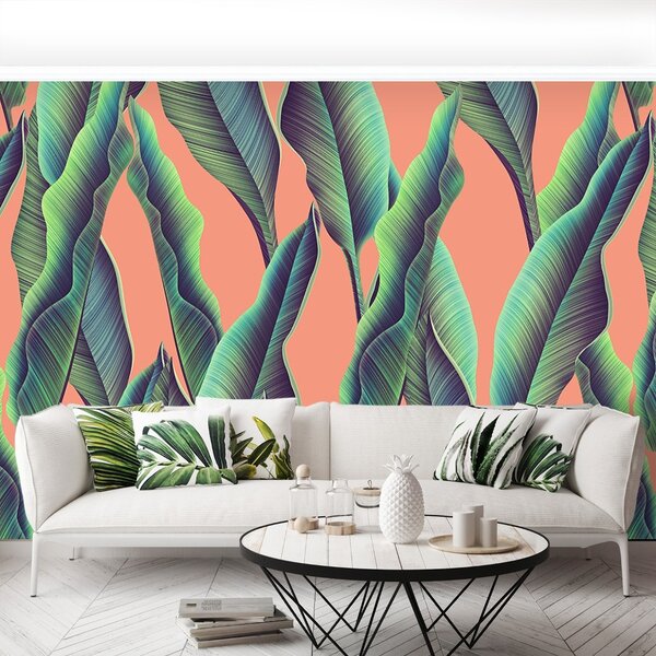 Carta da parati Foglie tropicali 104x70 cm