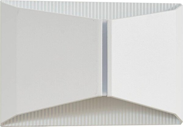 Lindby LED applique da esterno Anlira, bianco, up & down, IP65