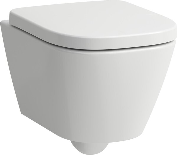 LAUFEN MEDA WC suspendu Advanced compact, sans rebord, Silent Flush, 360x490mm, fixation cachée chasse deau basse, H8201137570001, H8201137570001