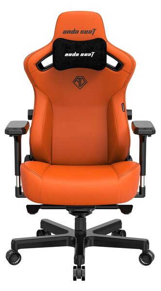 Sedia da gioco Anda Seat Kaiser 3 - L, arancione, Pelle finta