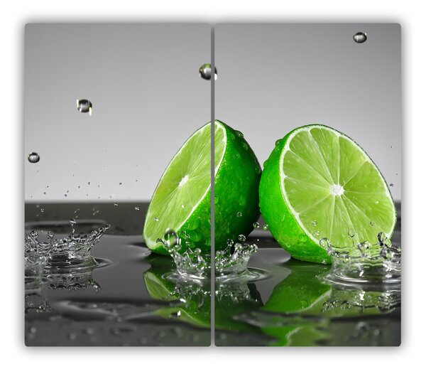 Tagliere in vetro Lime 60x52 cm